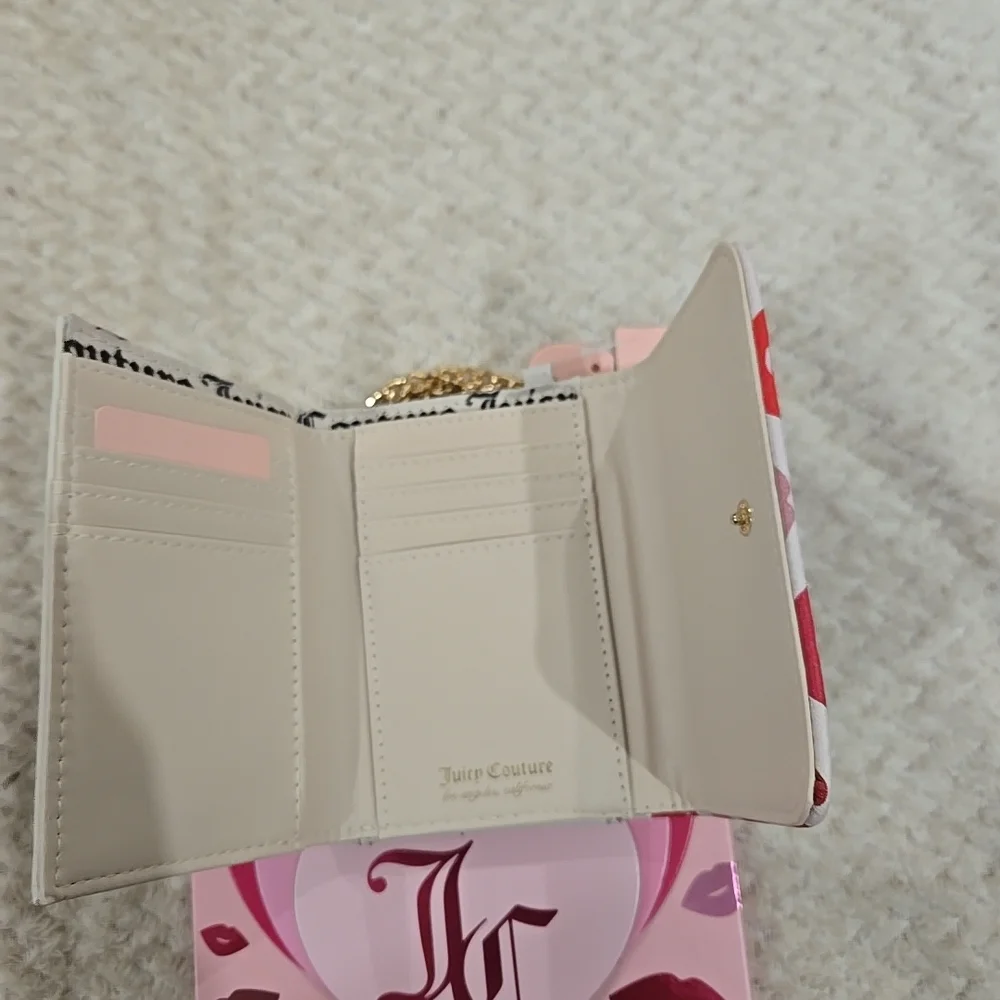 Juicy Couture Lip Print Wallet and Eyeshadow Palette Brand New Sealed